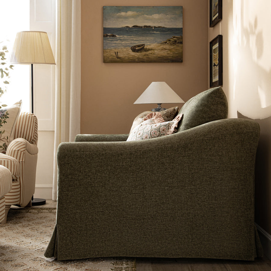 Frognal Modular Loose Cover Loveseat, Cypress Chenille