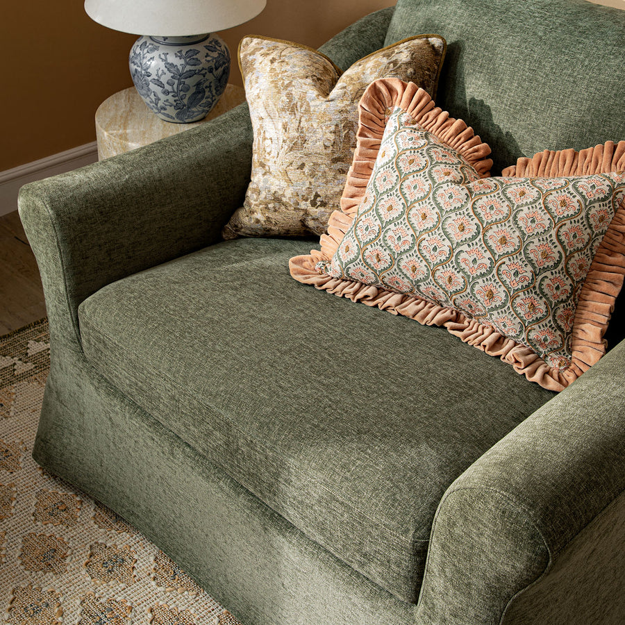 Frognal Modular Loose Cover Loveseat, Cypress Chenille
