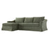 Frognal Modular Loose Cover Extra Large Left Hand Facing Chaise Sofa, Cypress Chenille - daals