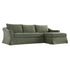 Frognal Modular Loose Cover Extra Large Right Hand Facing Chaise Sofa, Cypress Chenille - daals