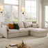 Byron Pillow Edge Beige Fabric Modular Sofa, 3 - Seater Chaise - daals