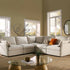Byron Pillow Edge Beige Fabric Modular Sofa, 5 - Seater Corner - daals