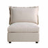 Byron Pillow Edge Beige Fabric Modular Sofa, 1 Seater Armless - daals