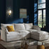 Byron Pillow Edge Mist Grey Boucle Modular Sofa, 3 - Seater Chaise - daals