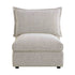 Byron Pillow Edge Mist Grey Boucle Modular Sofa, 1 Seater Armless - daals