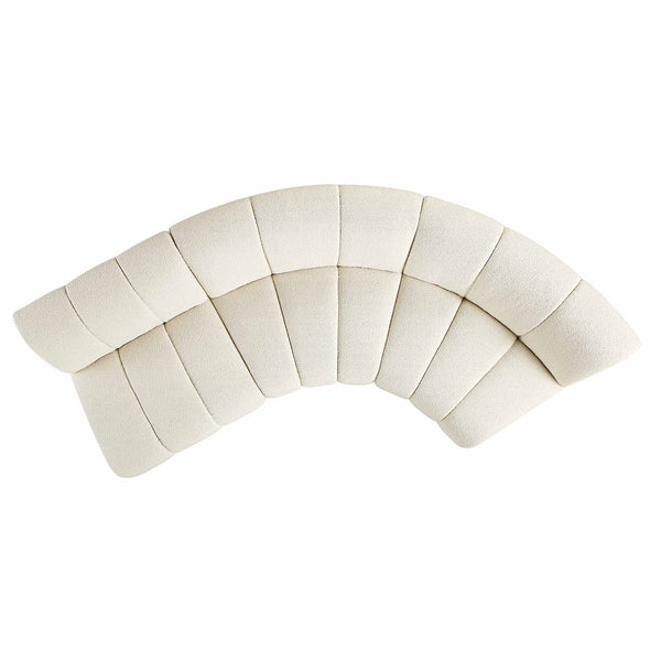 Granvia Ecru Boucle Modular Sofa, 3 - Seater L - Shaped Sofa - daals