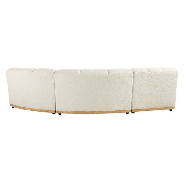 Granvia Ecru Boucle Modular Sofa, 3 - Seater L - Shaped Sofa - daals