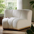 Granvia Ecru Boucle Modular Sofa, 1 - Seater Curved Sofa - daals