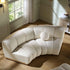 Granvia Ecru Boucle Modular Sofa, 2 - Seater Curved Sofa - daals