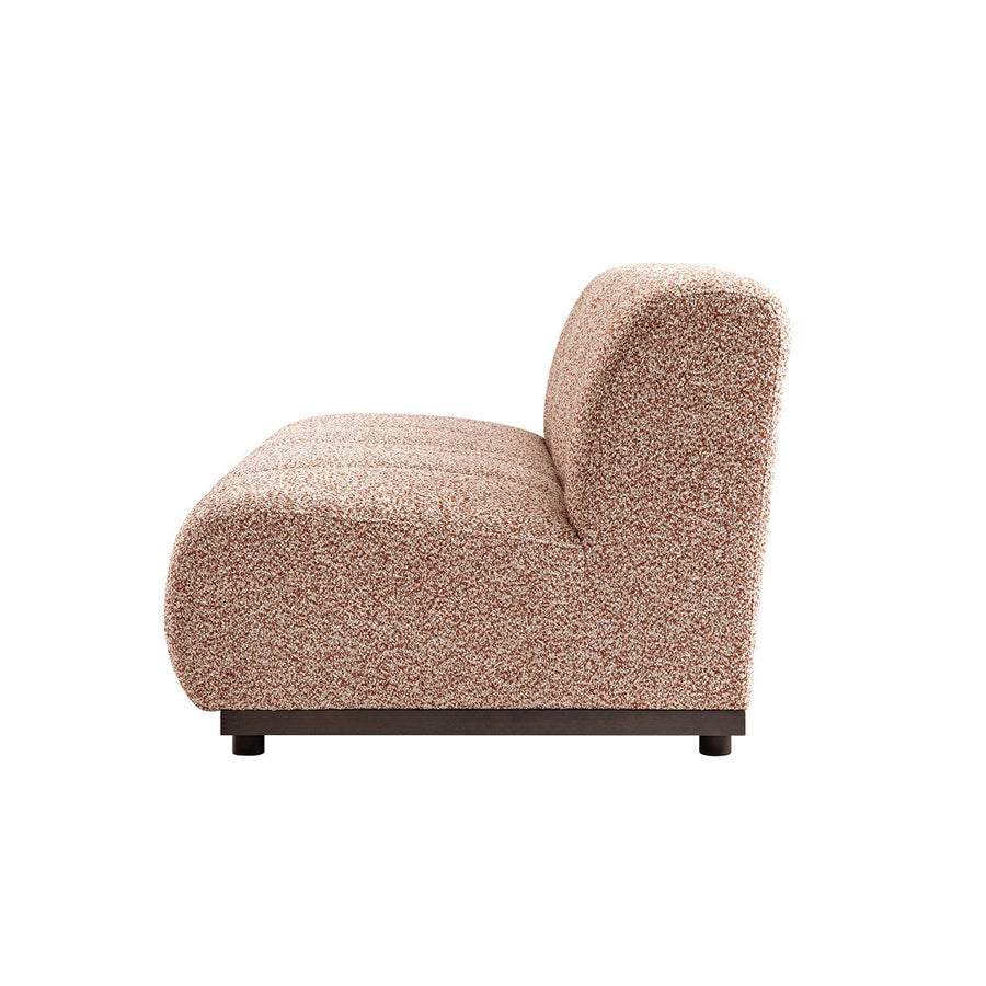 Granvia Musk Blush Boucle Modular Sofa, 2-Seater Sofa
