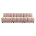 Granvia Musk Blush Boucle Modular Sofa, 3-Seater Sofa