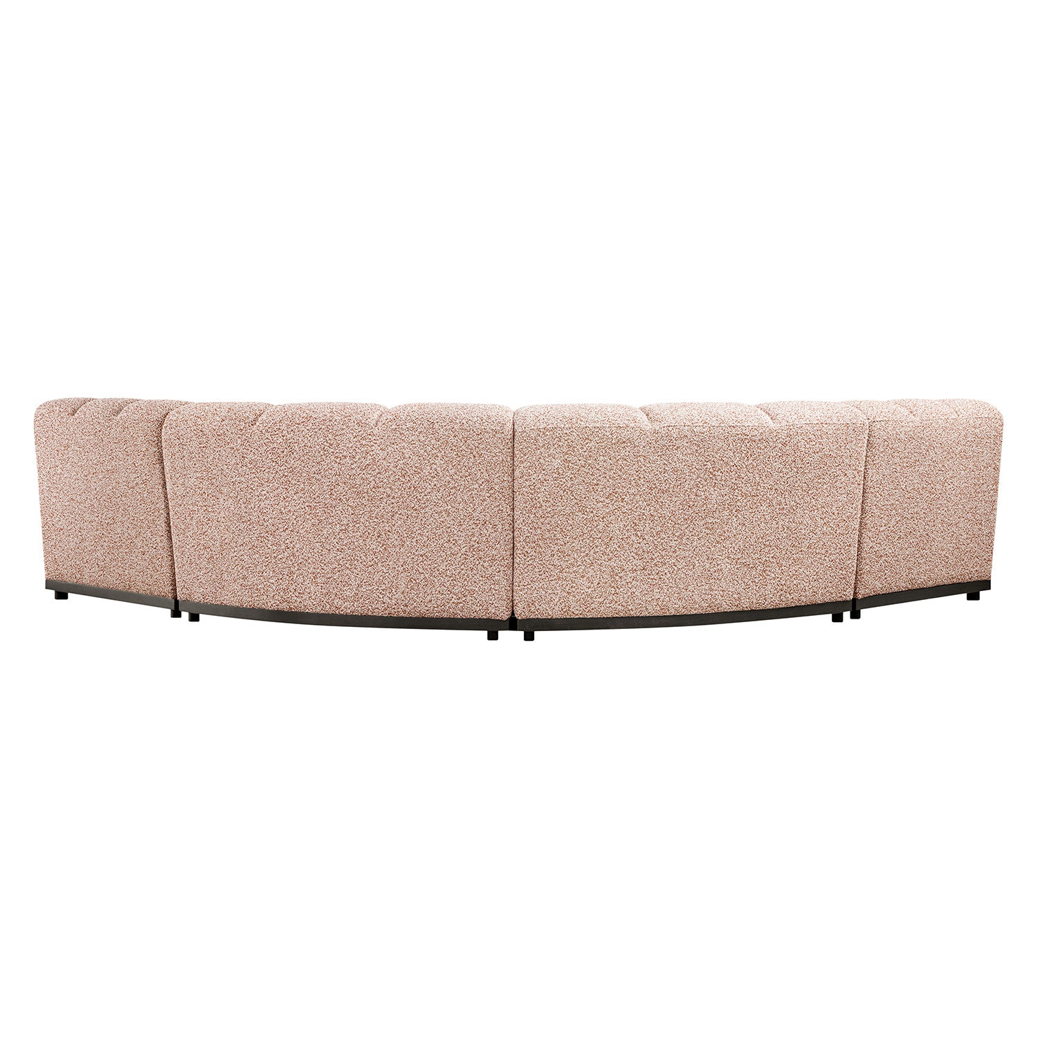 Granvia Musk Blush Boucle Modular Sofa, 4-Seater Large Corner Sofa