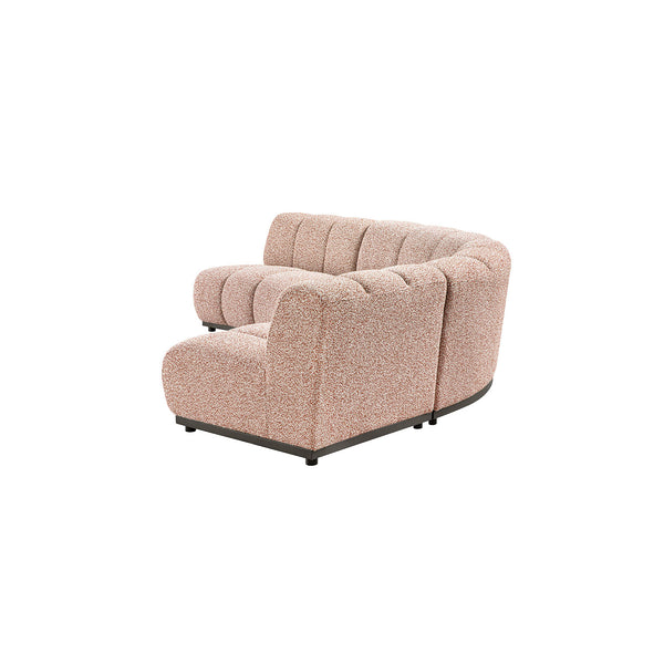 Granvia Musk Blush Boucle Modular Sofa, 4-Seater Large Corner Sofa
