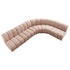 Granvia Musk Blush Boucle Modular Sofa, 5-Seater Grand L-Shaped Sofa