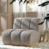 Granvia Taupe Boucle Modular Sofa, 1 - Seater Armless Sofa - daals