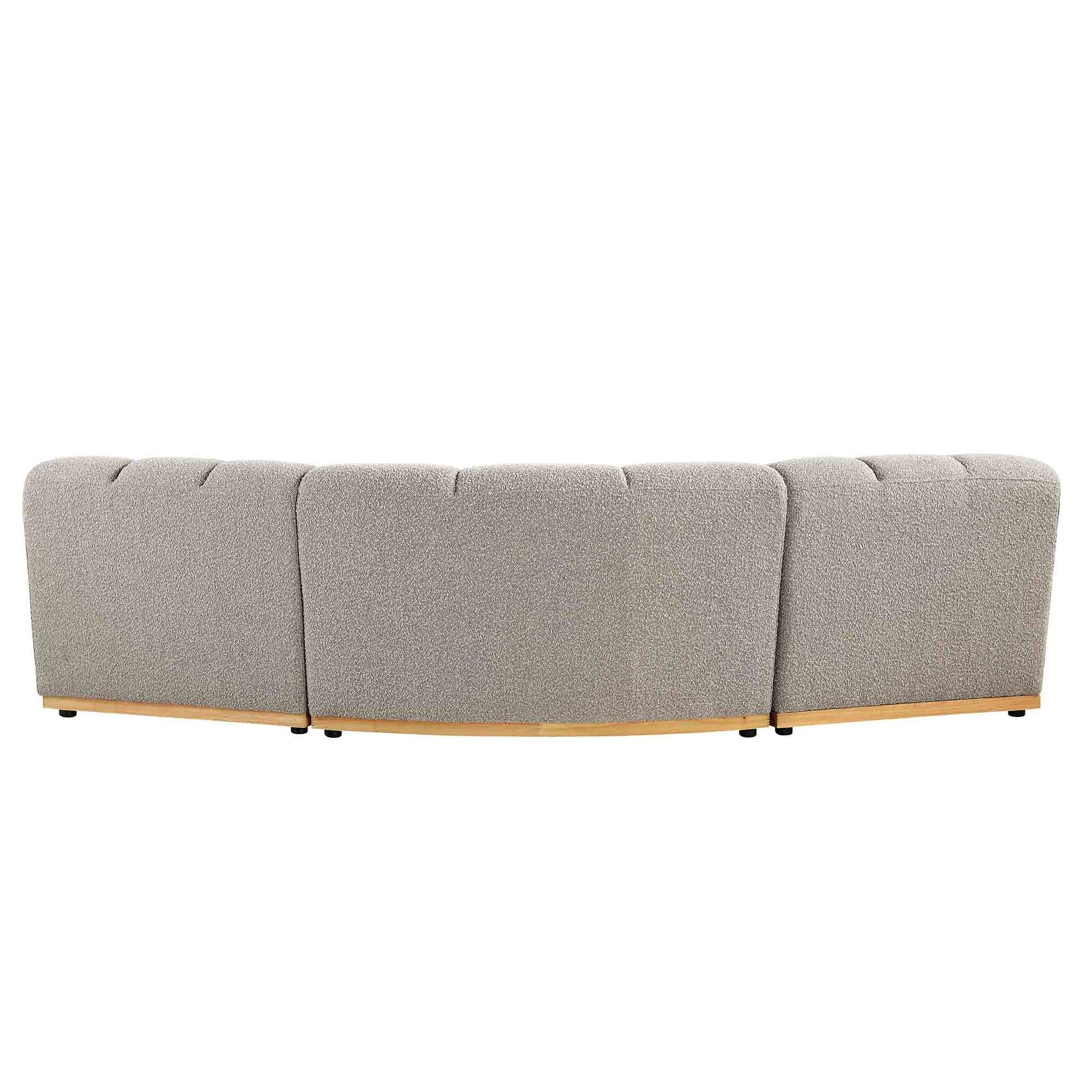 Granvia Taupe Boucle Modular Sofa, 3-Seater Corner Sofa