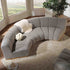 Granvia Taupe Boucle Modular Sofa, 3 - Seater Curved Sofa - daals