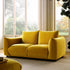 Gianni Two Seater Sofa, Goldenrod Velvet - daals