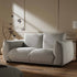 Gianni Two Seater Sofa, Mist Grey Boucle - daals