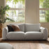 Gianni Three Seater Sofa, Mist Grey Boucle - daals