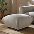 Gianni Pouffe, Mist Grey Boucle - daals