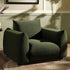 Gianni Armchair, Moss Green Velvet - daals