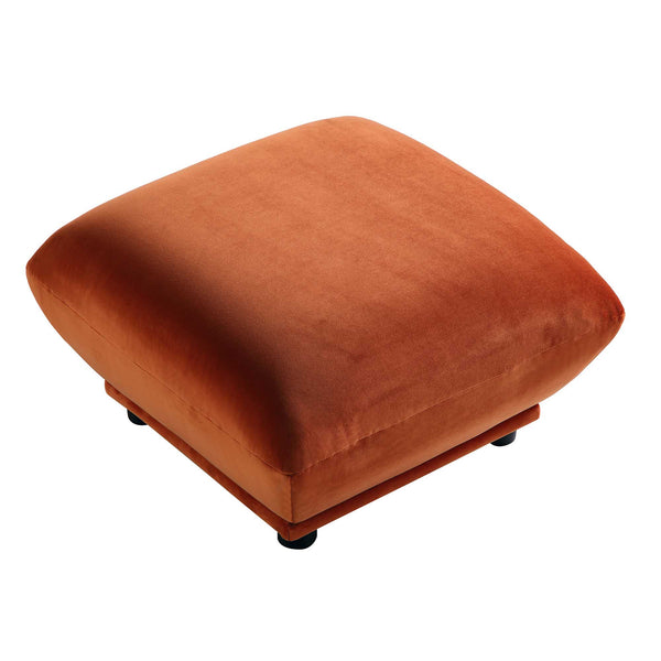 Gianni Pouffe, Rust Velvet - daals