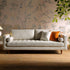 Henrietta Large 3 - Seater Sofa, Beige Woven Fabric - daals