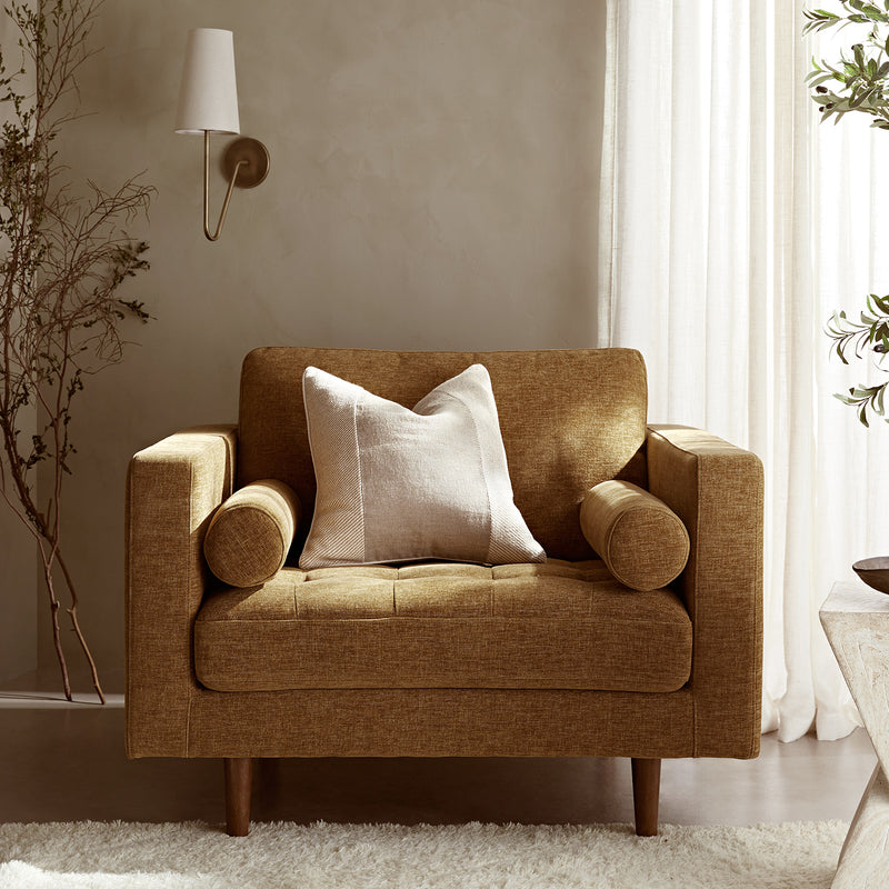 Henrietta Armchair, Spiced Honey Chenille