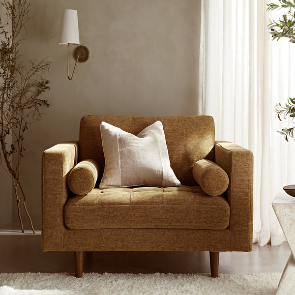 Henrietta Armchair, Spiced Honey Chenille