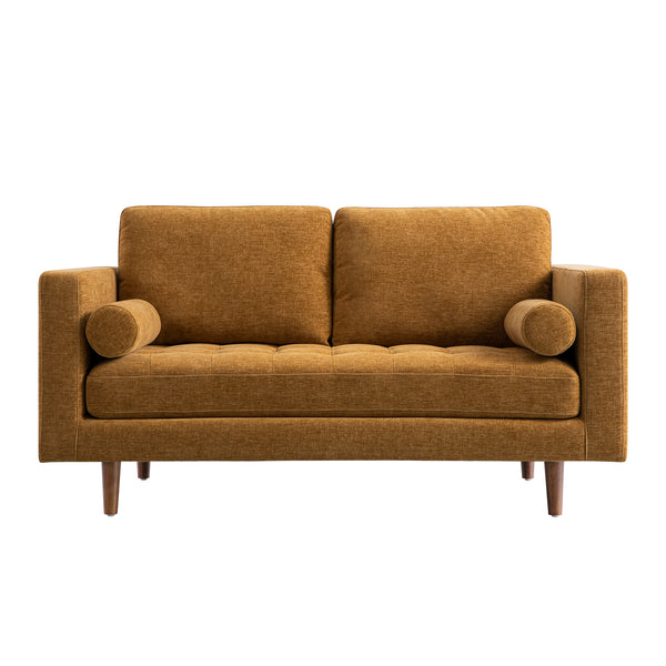 Henrietta 2-Seater Sofa, Spiced Honey Chenille