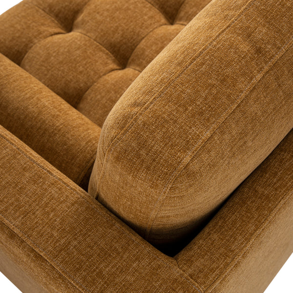 Henrietta Spiced Honey Chenille Grand 4-Seater Chaise End Sofa, Left Hand Facing