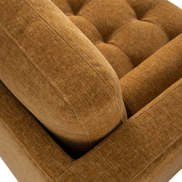 Henrietta Spiced Honey Chenille Grand 4-Seater Chaise End Sofa, Right Hand Facing