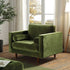 Henrietta Armchair, Moss Green Velvet - daals