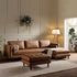 Henrietta Tan Faux Suede Grand 4 - Seater Chaise End Sofa, Right Hand Facing - daals