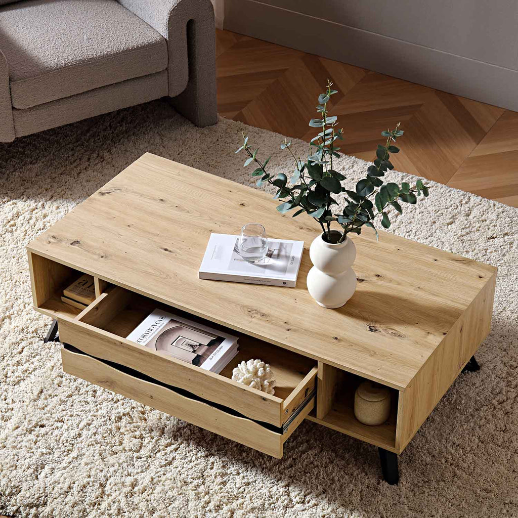 Weston Oak Effect Coffee Table | daals
