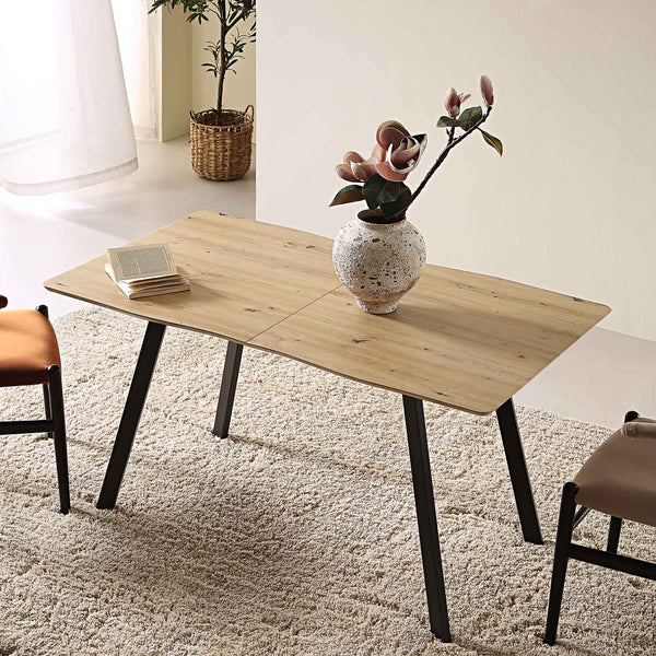 Weston Oak Effect Extendable 6-8 Seater Dining Table
