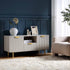 Richmond Ridged 120cm Wide TV Media Unit, Matte Taupe - daals