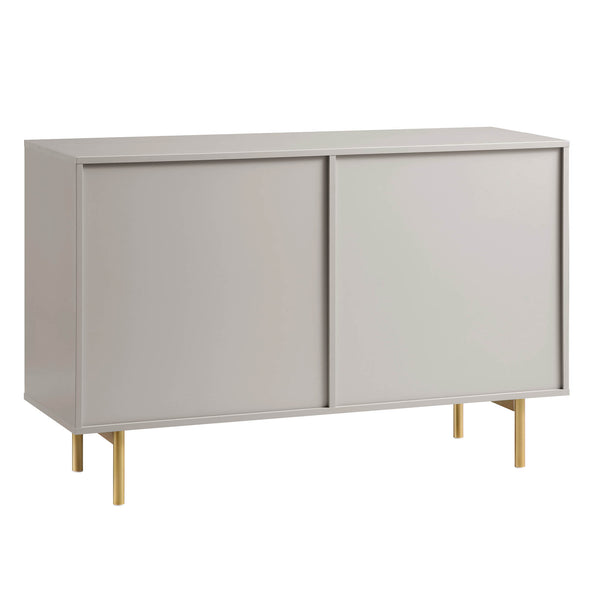 Richmond Ridged Wide Chest of 6 Drawers, Matte Taupe