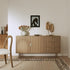 Richmond Ridged Large Sideboard, Light Ash
