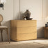Agnes Curved Edge Chest of 3 Drawers, Natural - daals