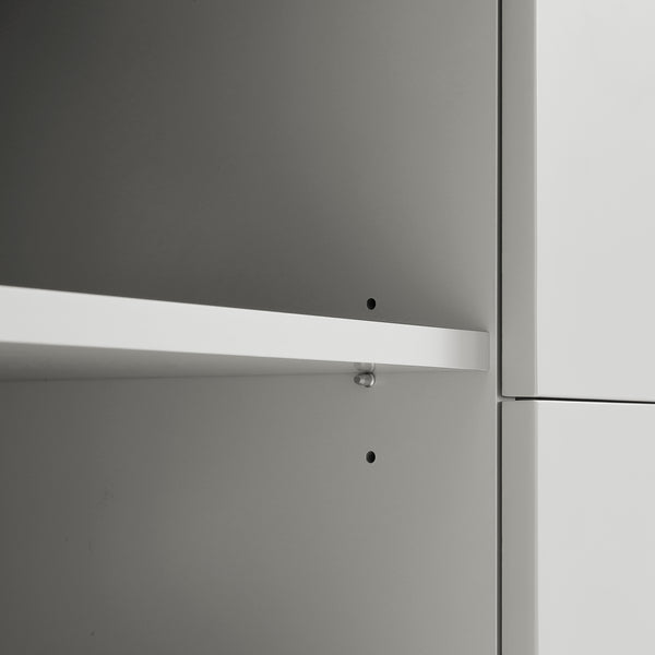 Agnes Curved Edge 150cm Wide TV Unit, Dove Grey with Oak Top