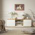 Agnes Curved Edge 150cm Wide TV Unit, White - daals