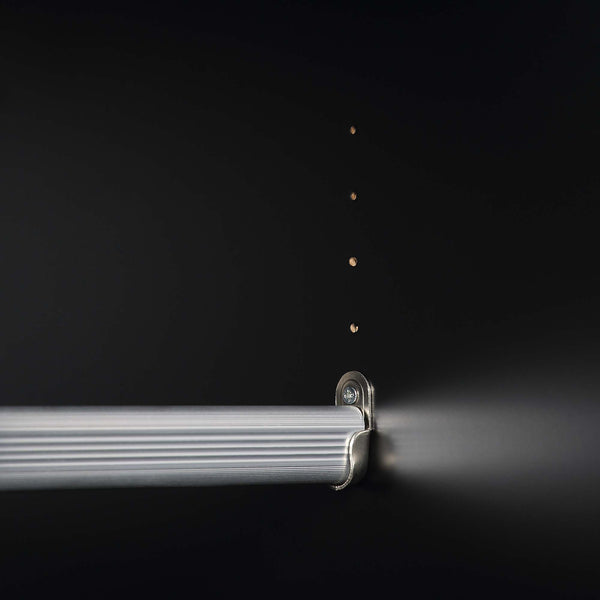 Richmond Ridged Double Wardrobe with Drawer, Matte Black