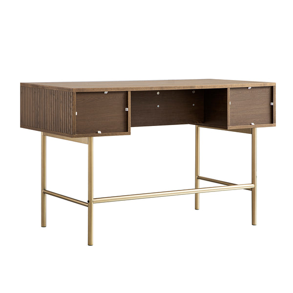 Richmond Ridged Dressing Table, Dark Ash
