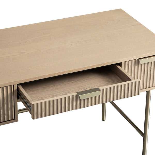 Richmond Ridged Dressing Table, Light Ash