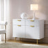 Richmond Ridged 2 - Door Cabinet with Drawers, Matte White - daals