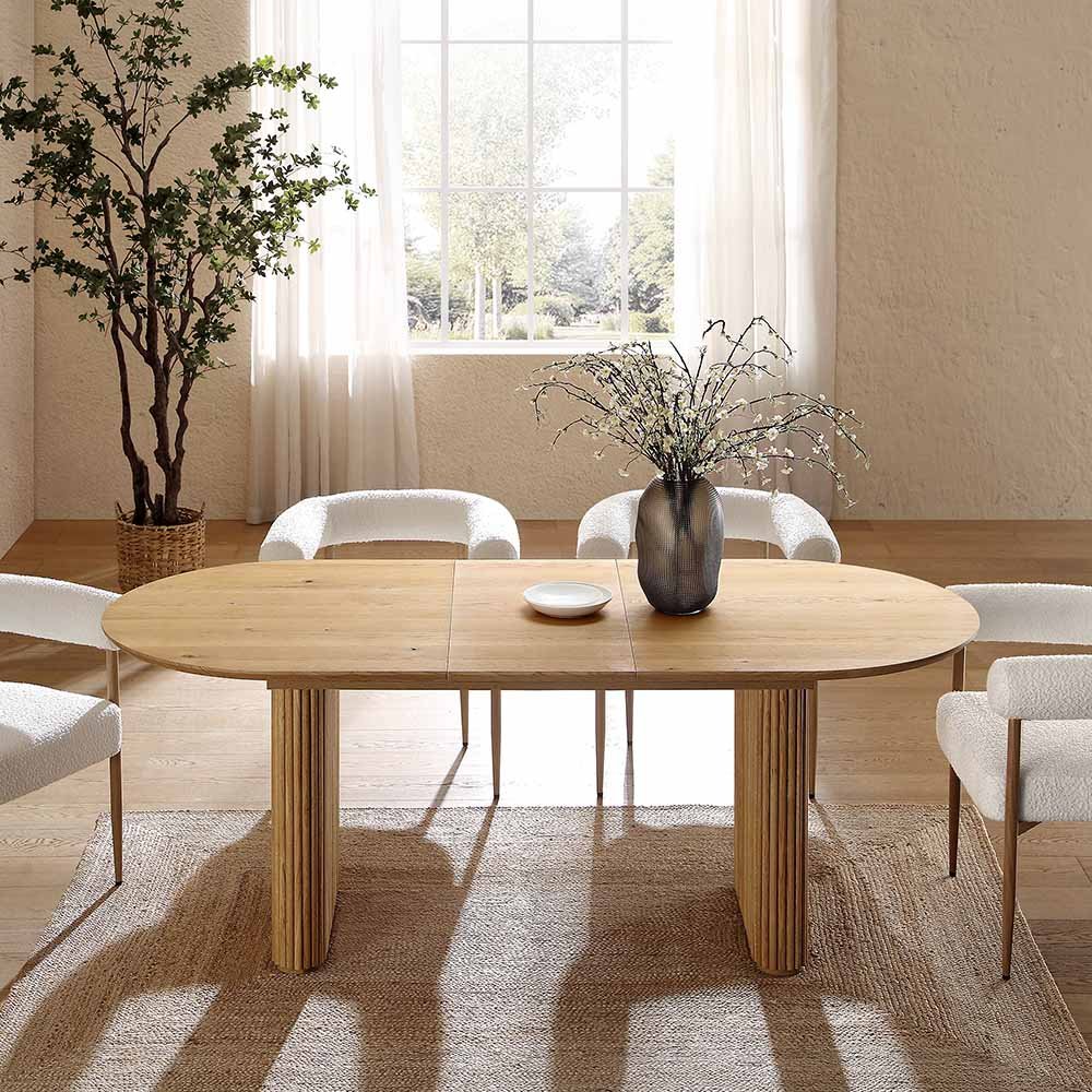 Pedestal Table Round To Oval Extending Dining Table Oval Large