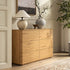 Agnes Curved Edge Chest of 6 Drawers, Natural - daals