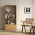Agnes Curved Edge Bookcase, Natural - daals